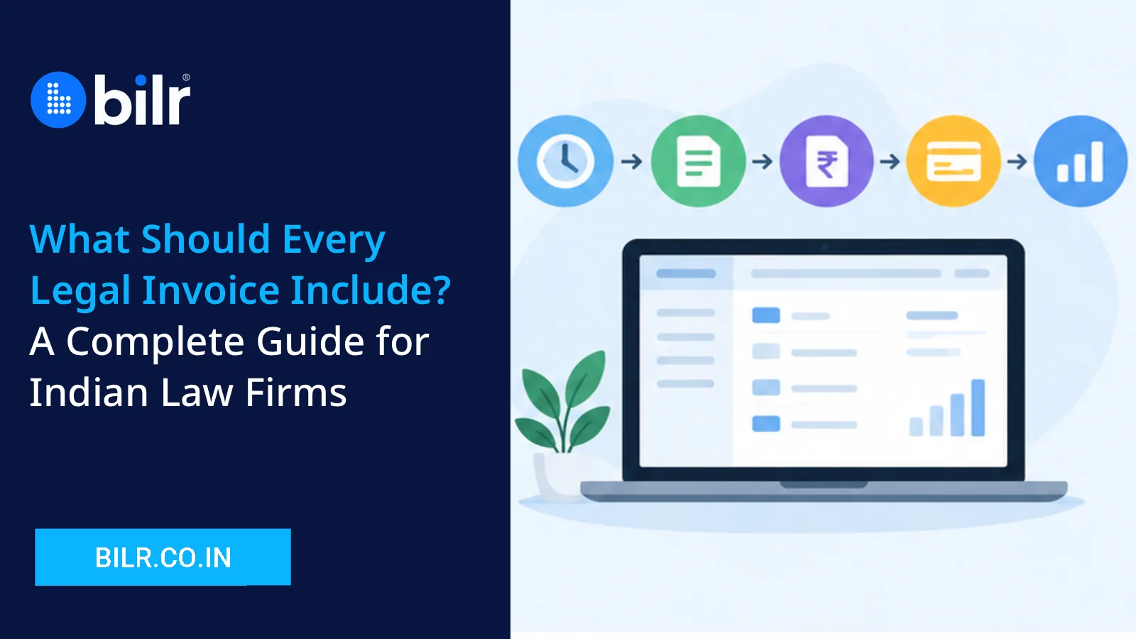 Legal invoice requirements and billing process for Indian law firms